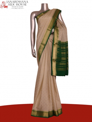 Pure Mysore Crepe Silk Saree